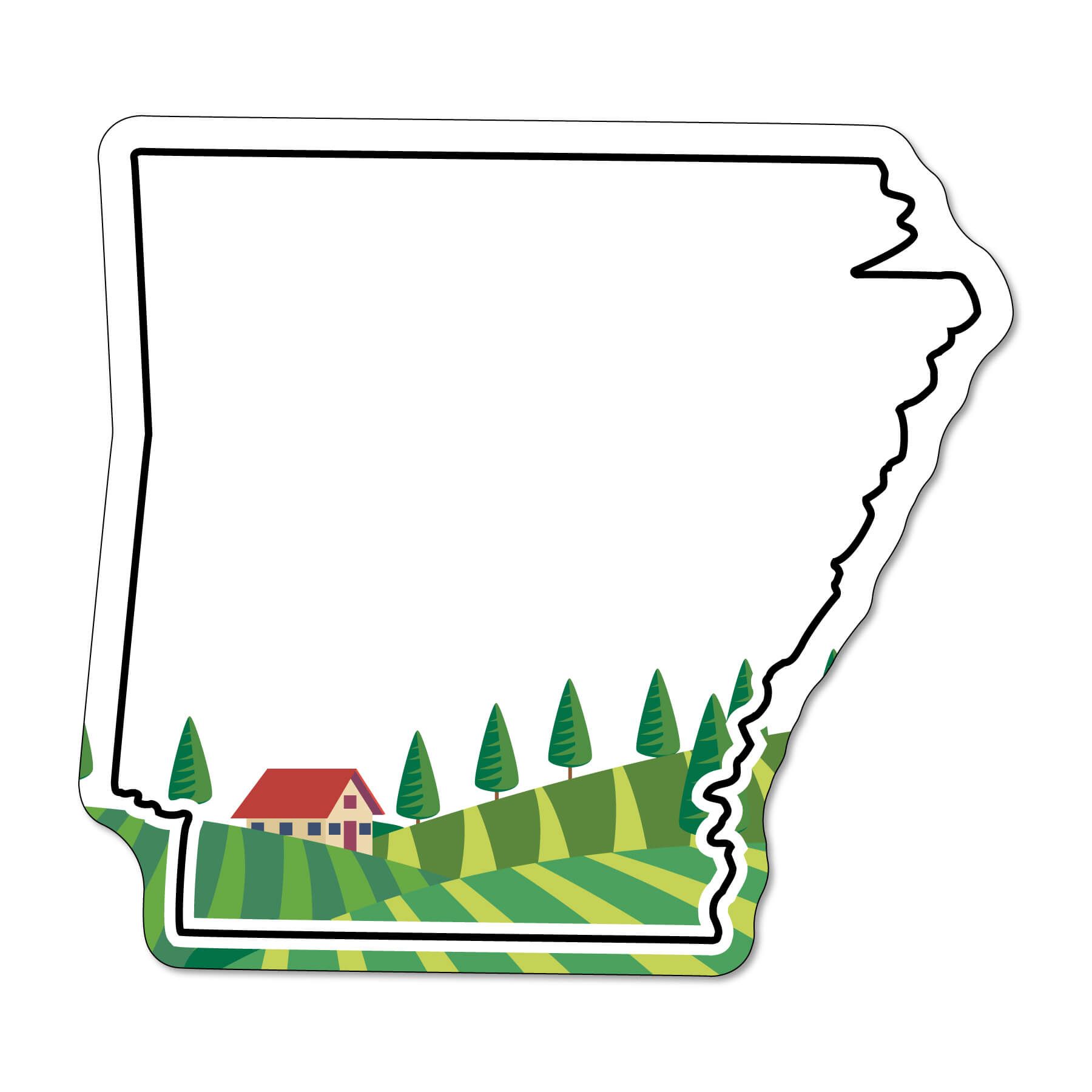 Arkansas NoteKeeper™ Magnet 20 Mil 8