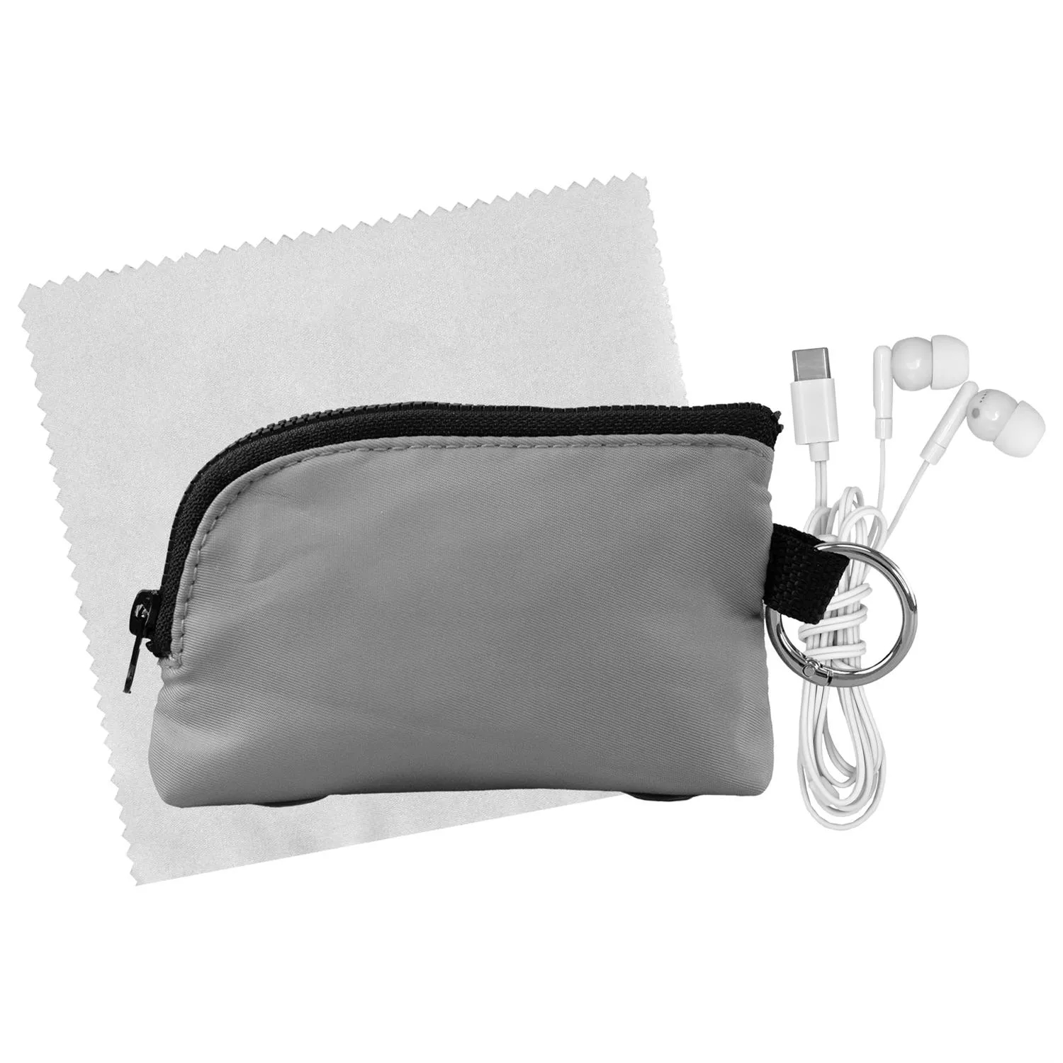 Zip Around Cloth & Ear Bud Kit 5