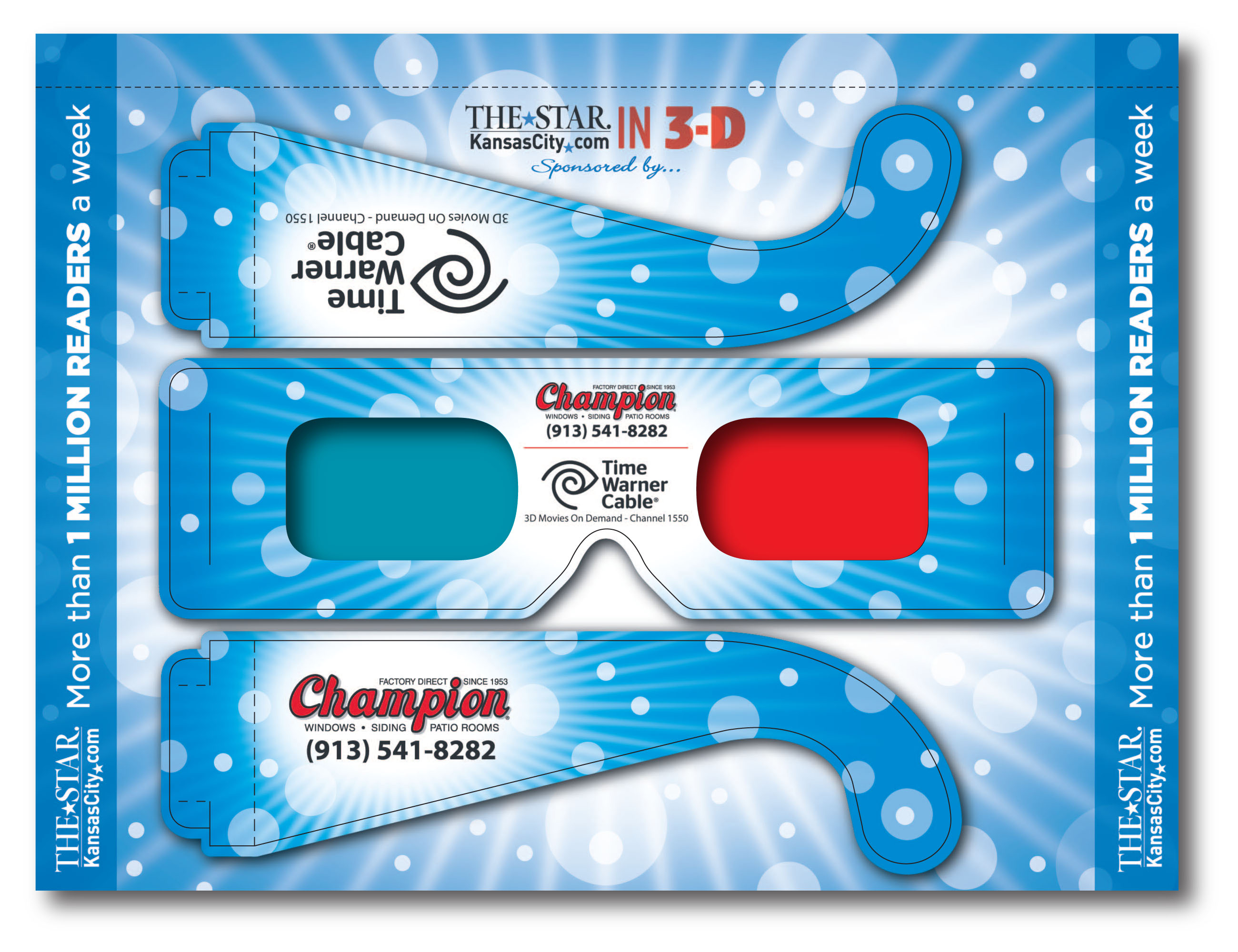 3D Bind-In - Red/Cyan - Perfect Bound - Custom Imprint 4