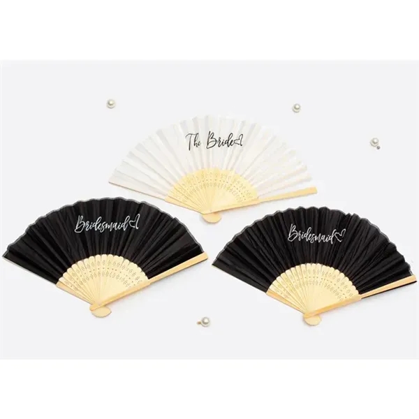Folding Funeral Favors Memorial Fans
