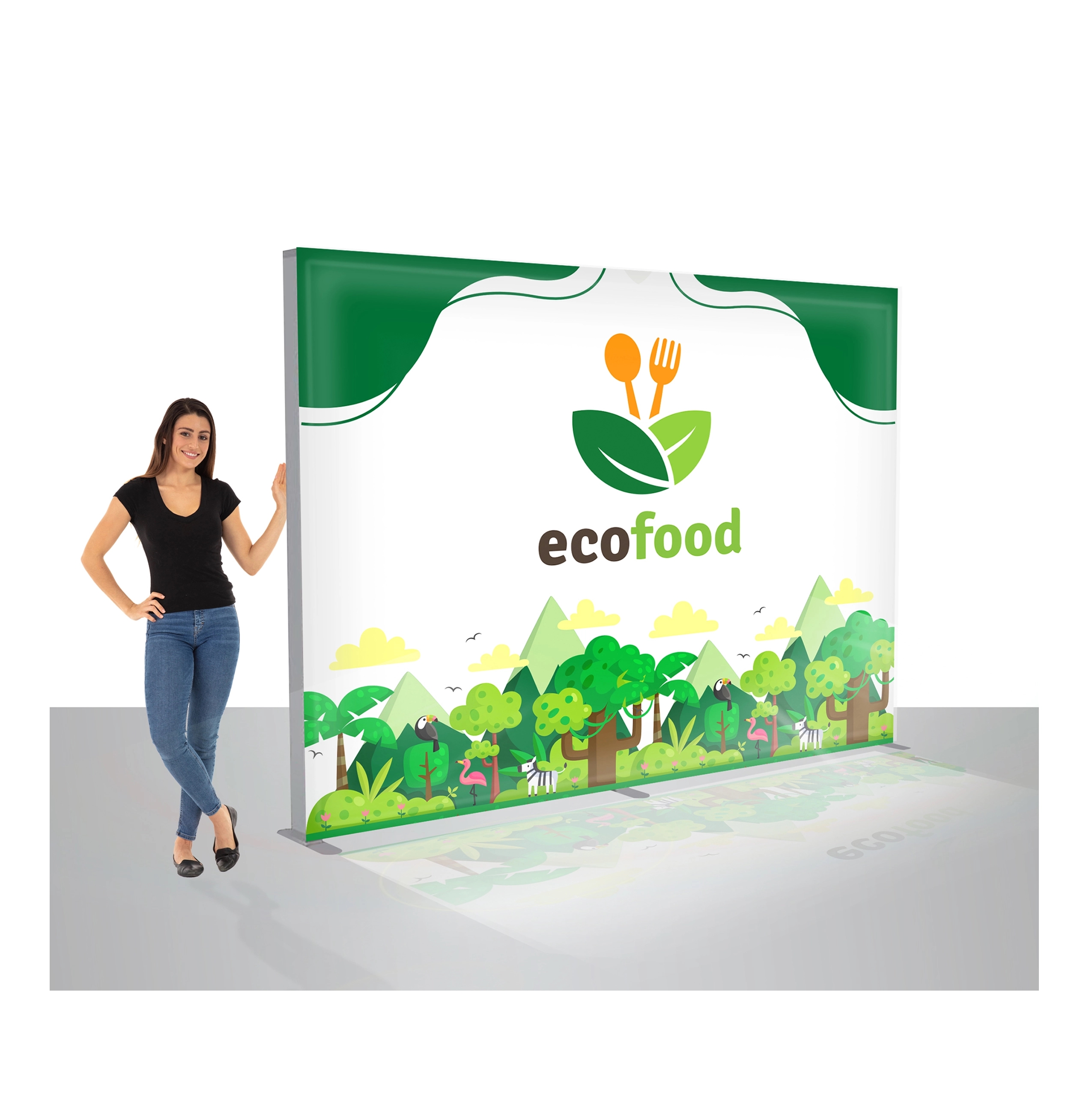 10'x 8' SIMPLE LIGHT UP DISPLAY 2