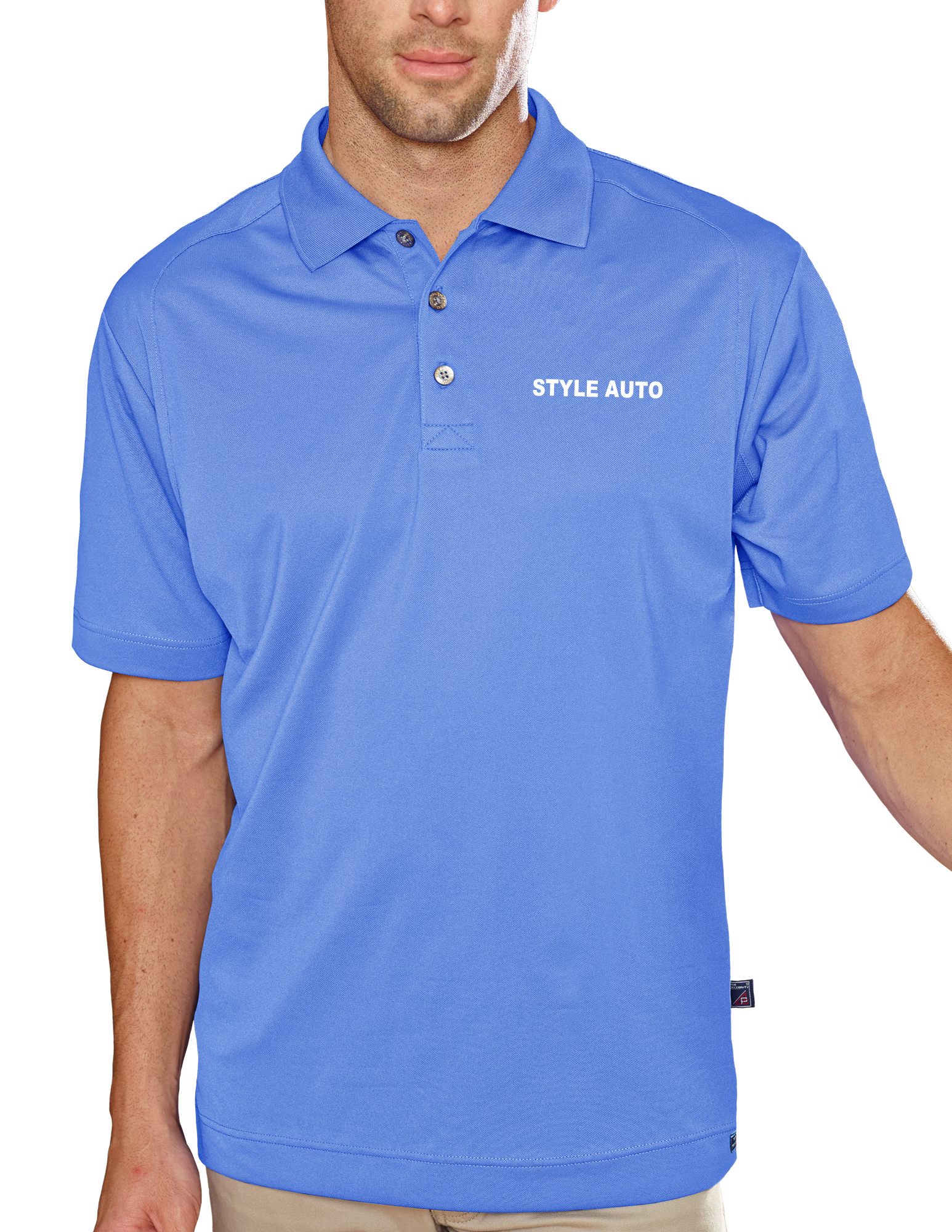 Men's Style-Auto Hybrid Cooler Polo Shirt 7
