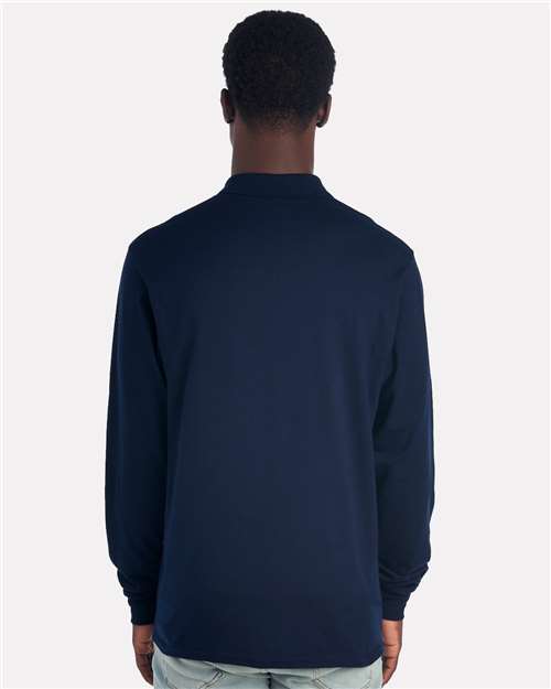 Men's Dri-Power® Long Sleeve Polo - 437LR 23