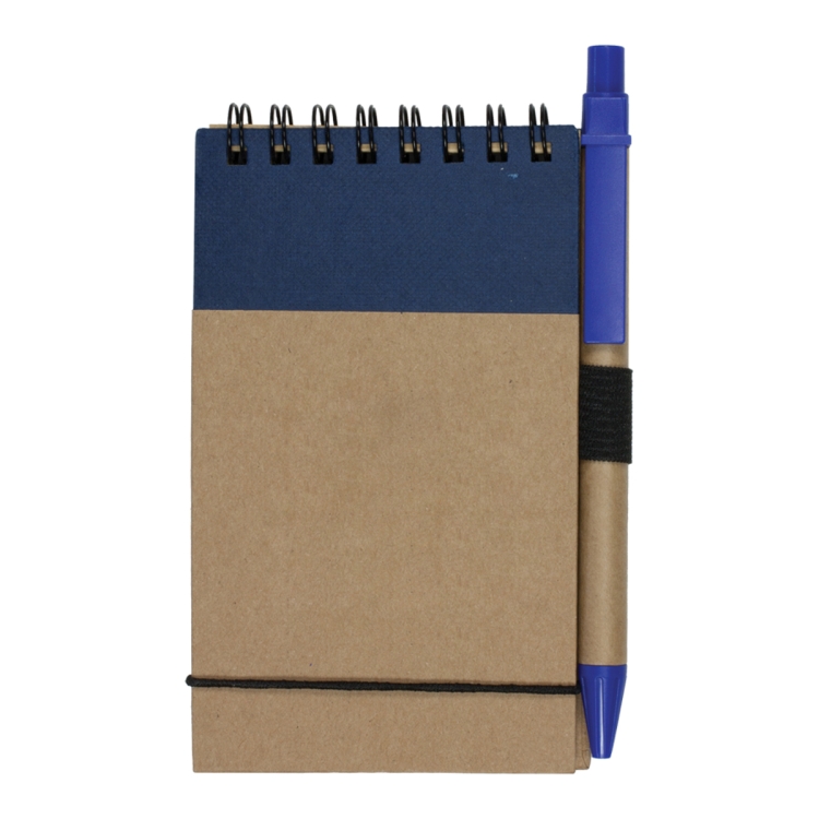 "ARCATA" Eco Inspired Jotter Notepad Notebook with Matching Color Eco Inspired Paper Pen 3
