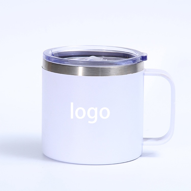 12 oz. Stainless Steel Insulated Coffee Mug with Handle 3
