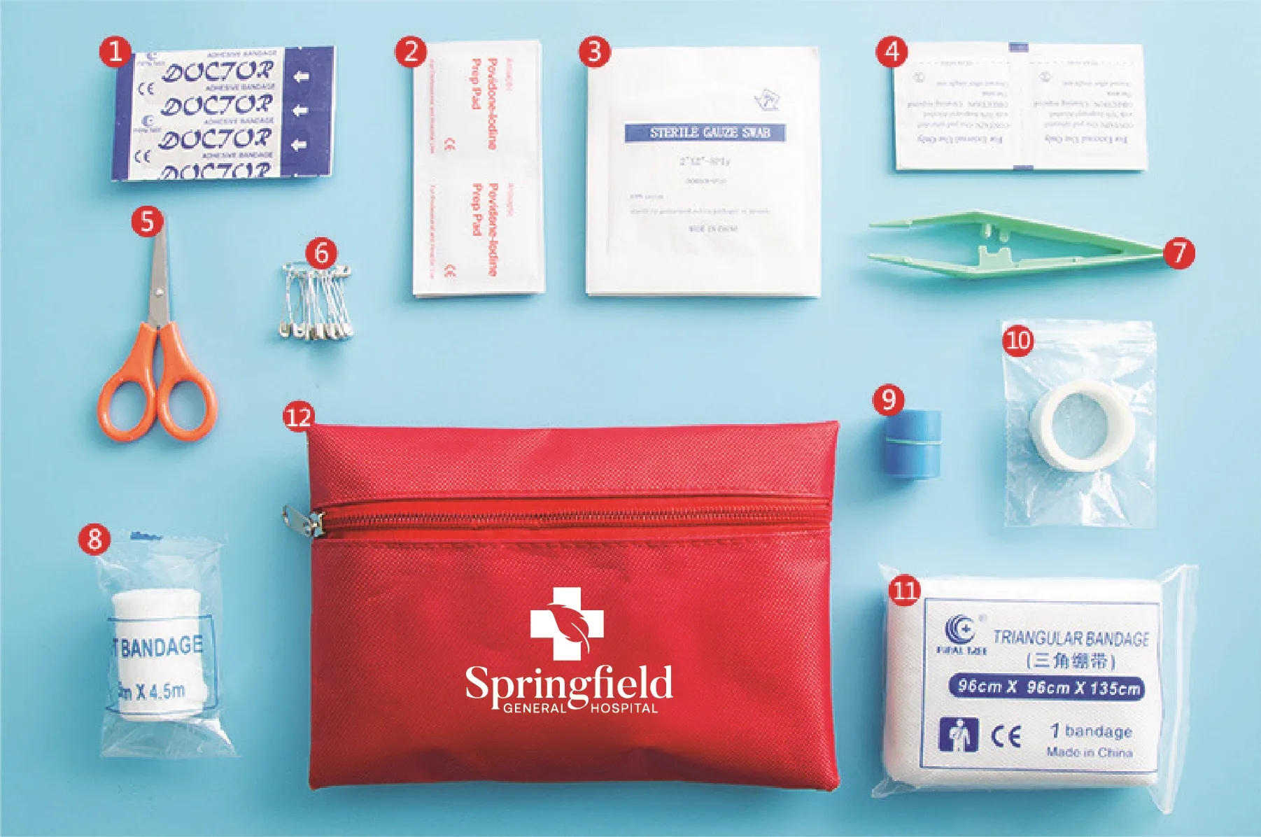 Emergency Response First Aid Kit (45pc) 11