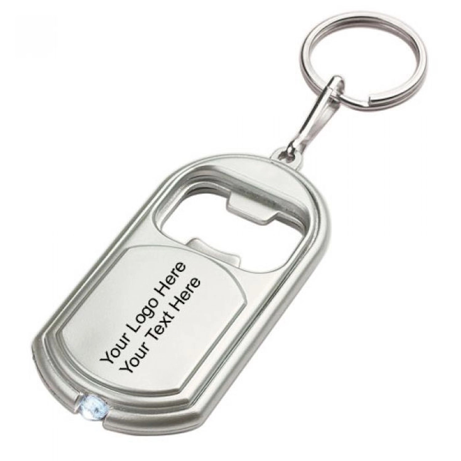 Personalized Bottle Opener Keychain With Led Flashlights 3