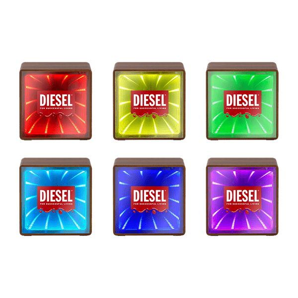 Orbit Wood Grain Mirror Light-Up Speaker 68