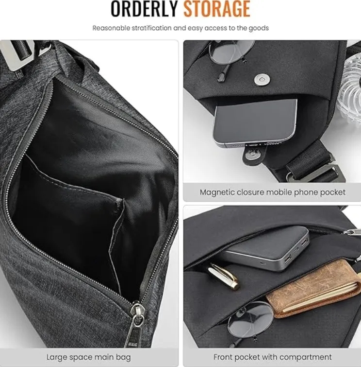 Waterproof Oxford Crossbody Shoulder Bag 3