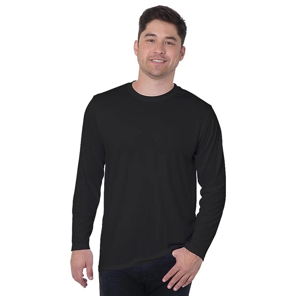 Unisex Long Sleeve Performance Poly Crew 2