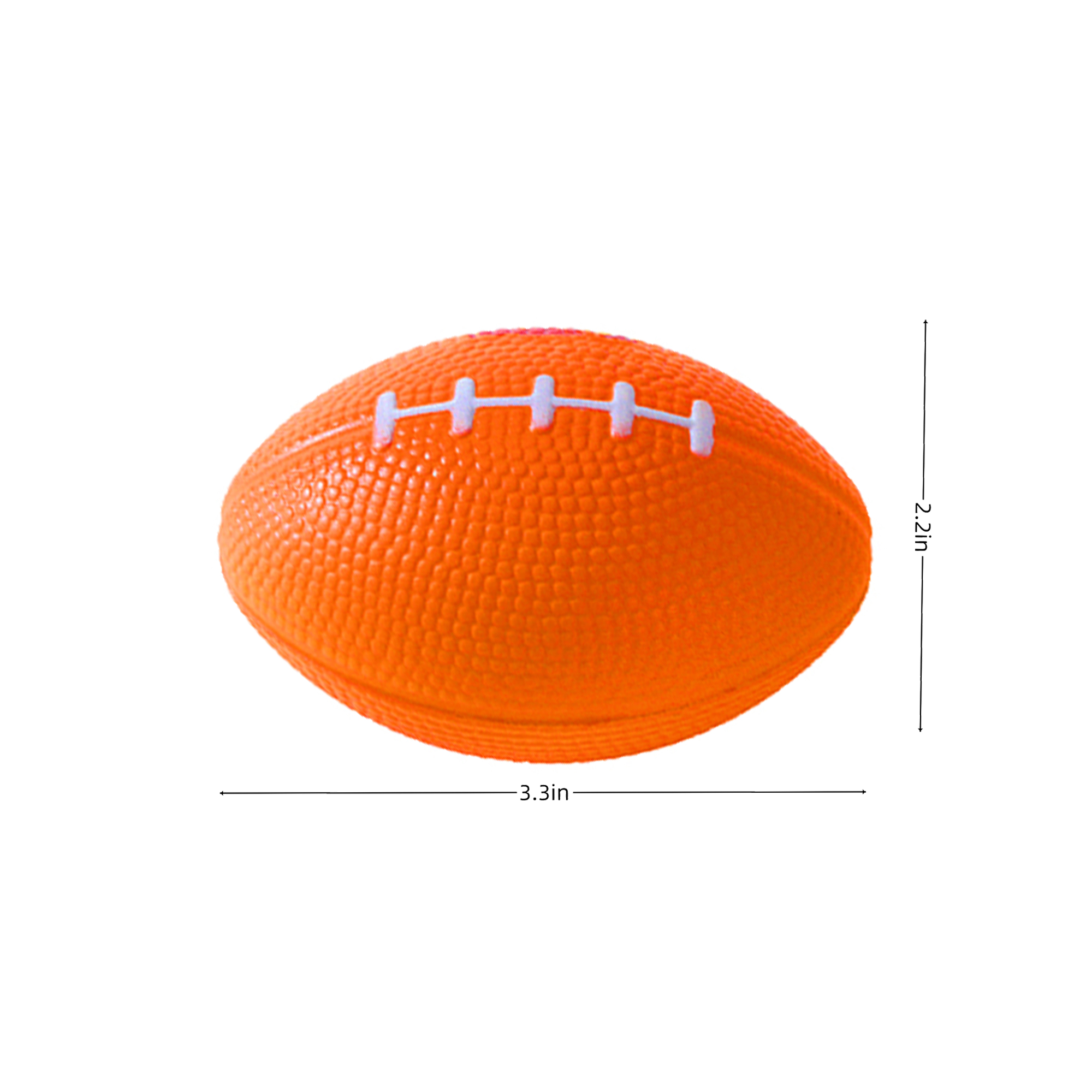Squeeze PU Foam Rugby Ball Stress Reliever 4
