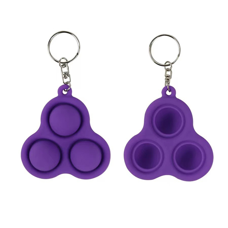 Silicone 3Bubbles Simple Dimple Fidget Popper Therapy Toys 6