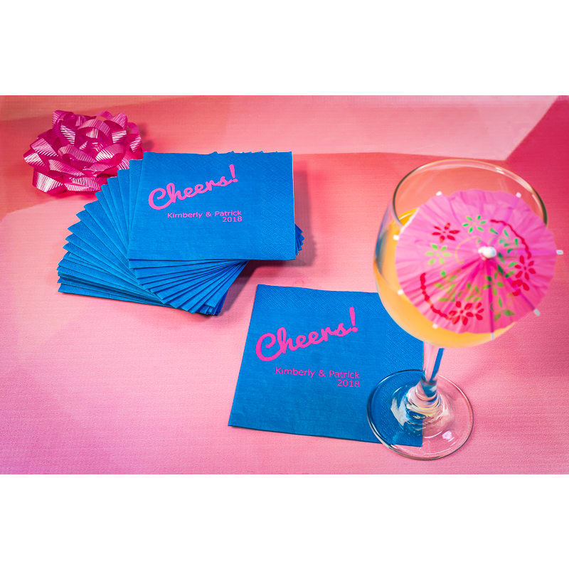 3ply Premium Beverage Napkins 80