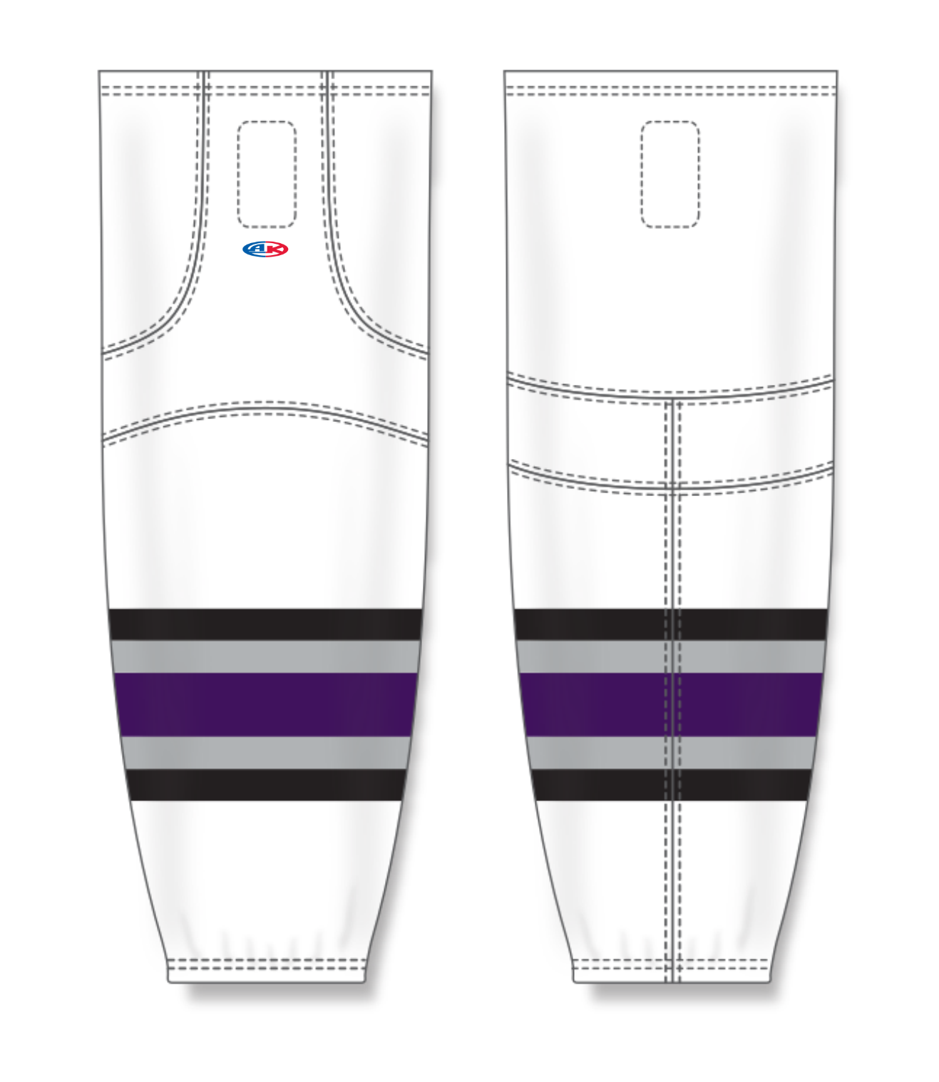 Cut & Sew Pro Hockey Socks HS2100-G153 3