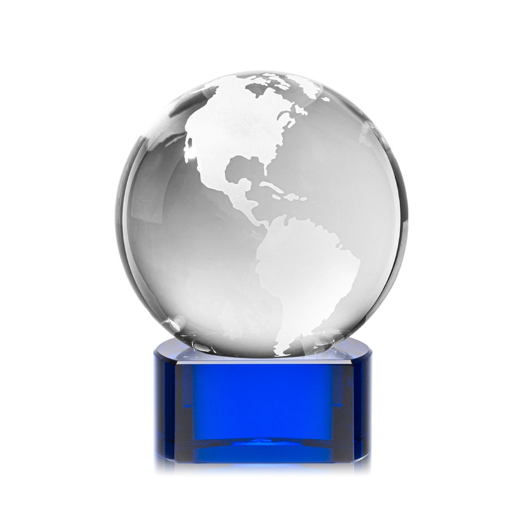 Globe Award on Paragon Base - Blue 20