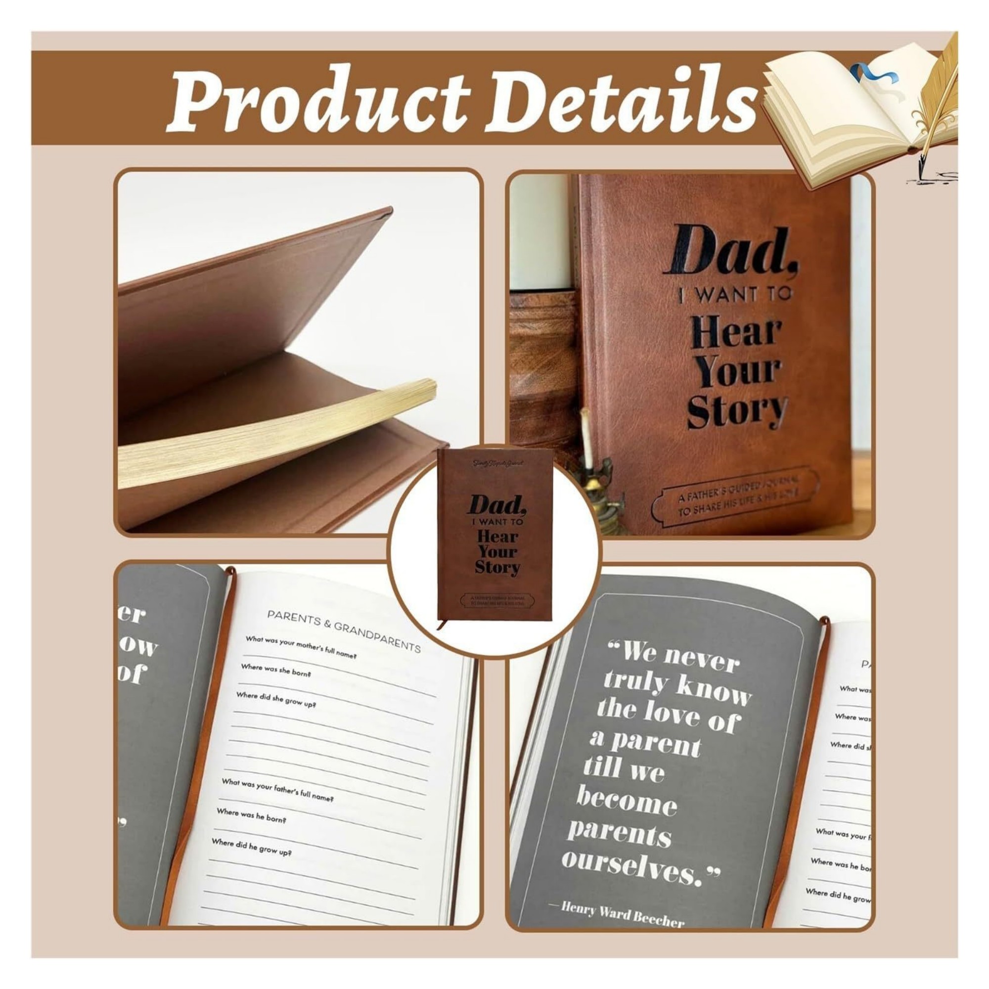 A Guided Journal And Meaningful Memory Book For Family 5