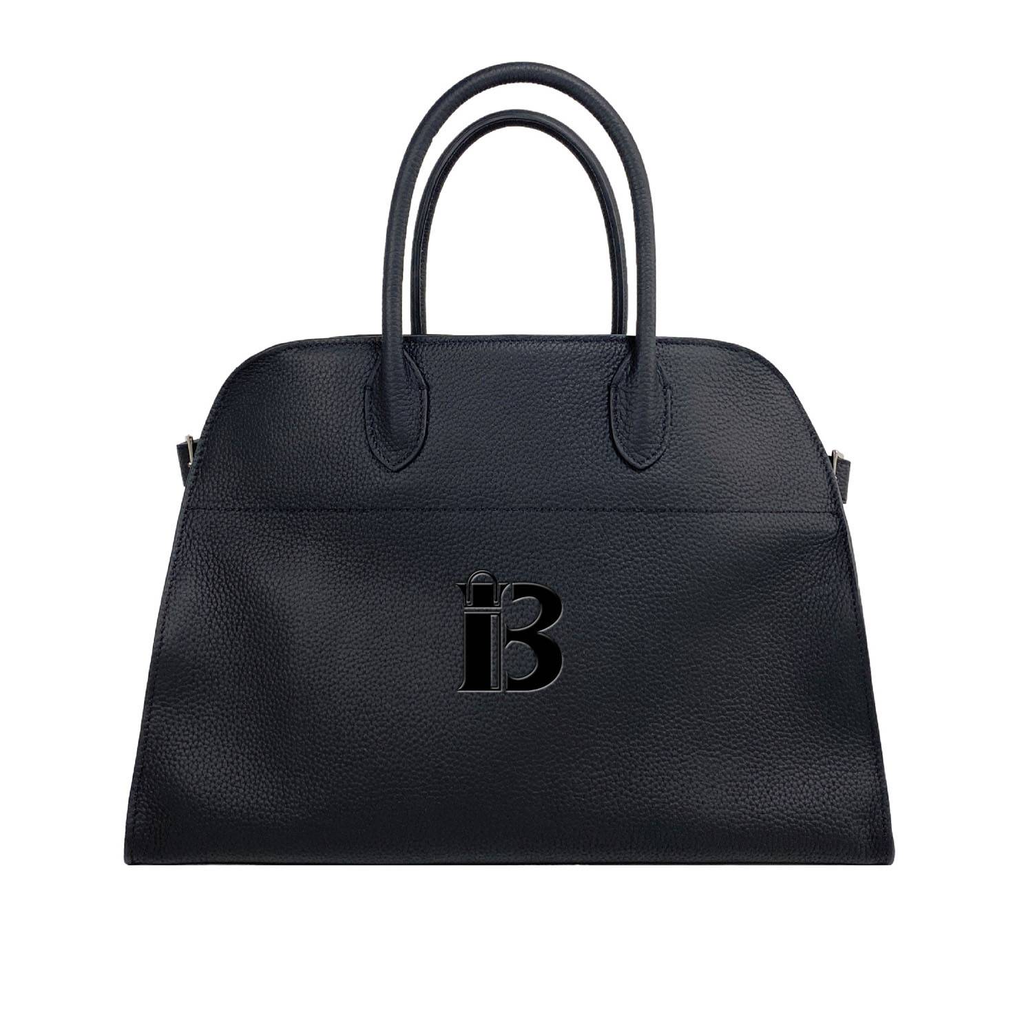 Genuine Leather large capacity cowhide handbag tote bag 1