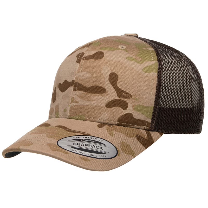 Yupoong YP Classics® Retro Trucker Multicam® Snapback 7