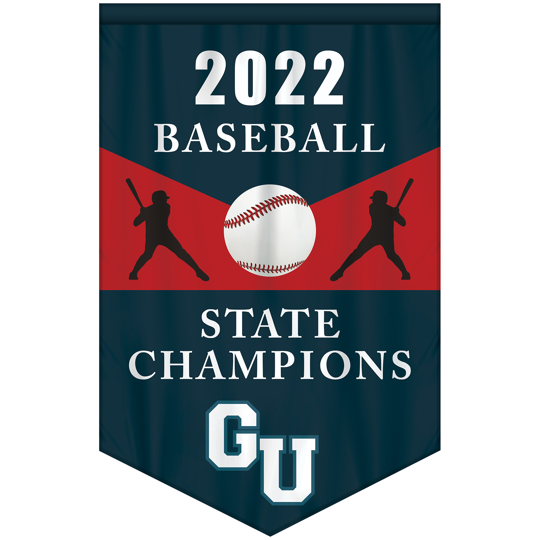 4' x 6' Championship Banner Single Sided V-Cut 5