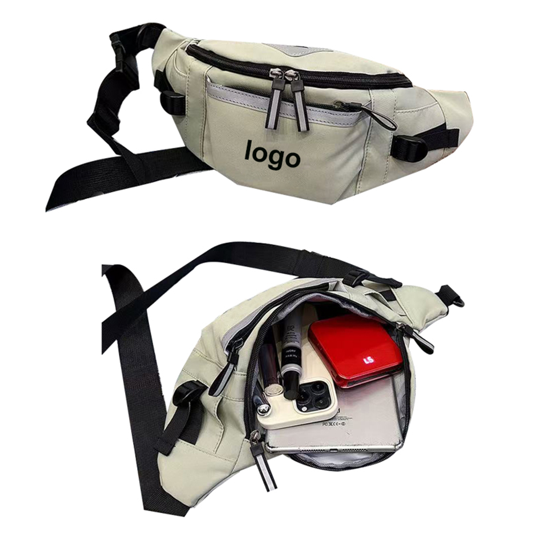 Adjustable One-Shoulder Cross-Body Waist Bag 2