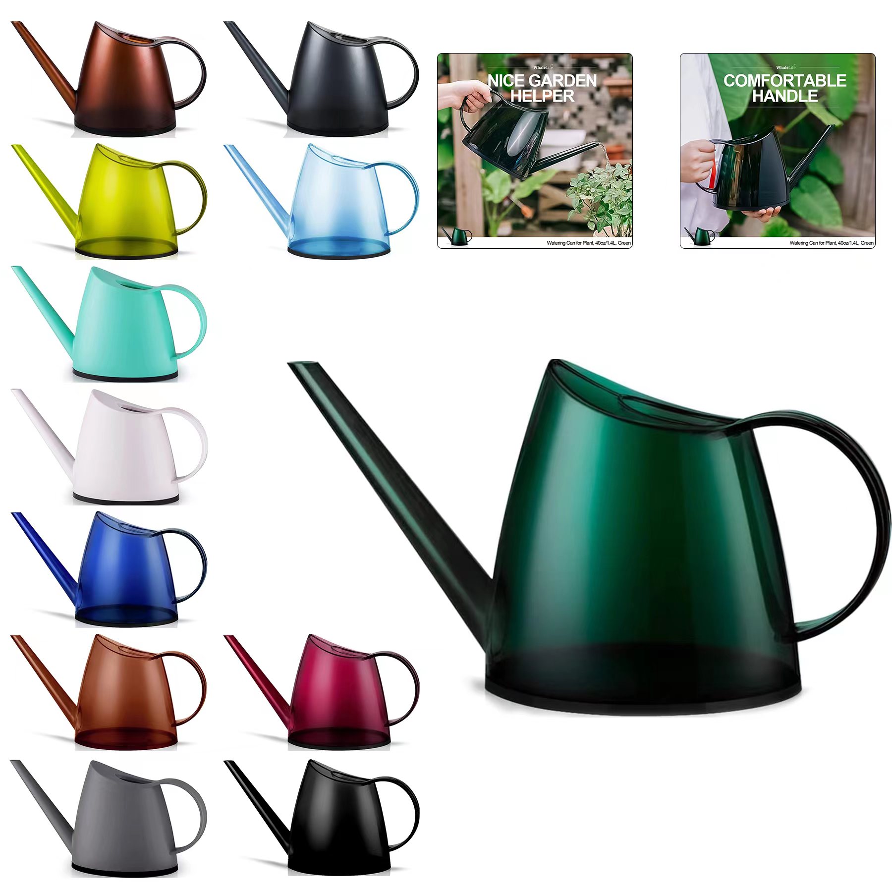 Watering Can for Bonsai Plants 40oz 1.4L PS Resin Pot 1