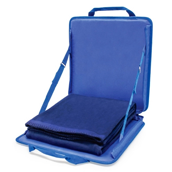 PORTABLE STADIUM SEAT & BLANKET SET 4