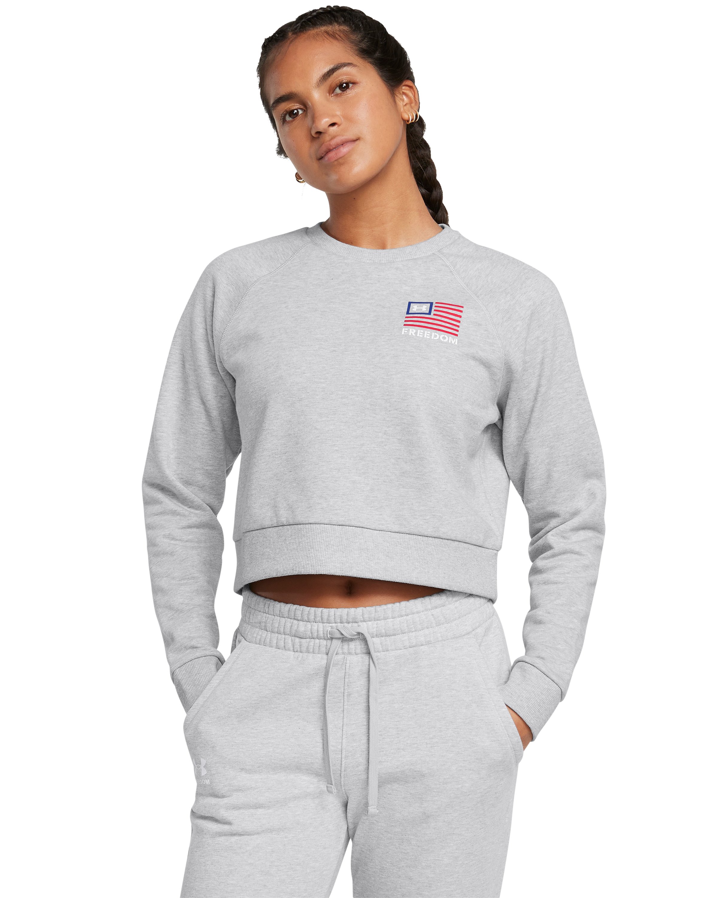 UA Rival Freedom Women's Crop Crew 2