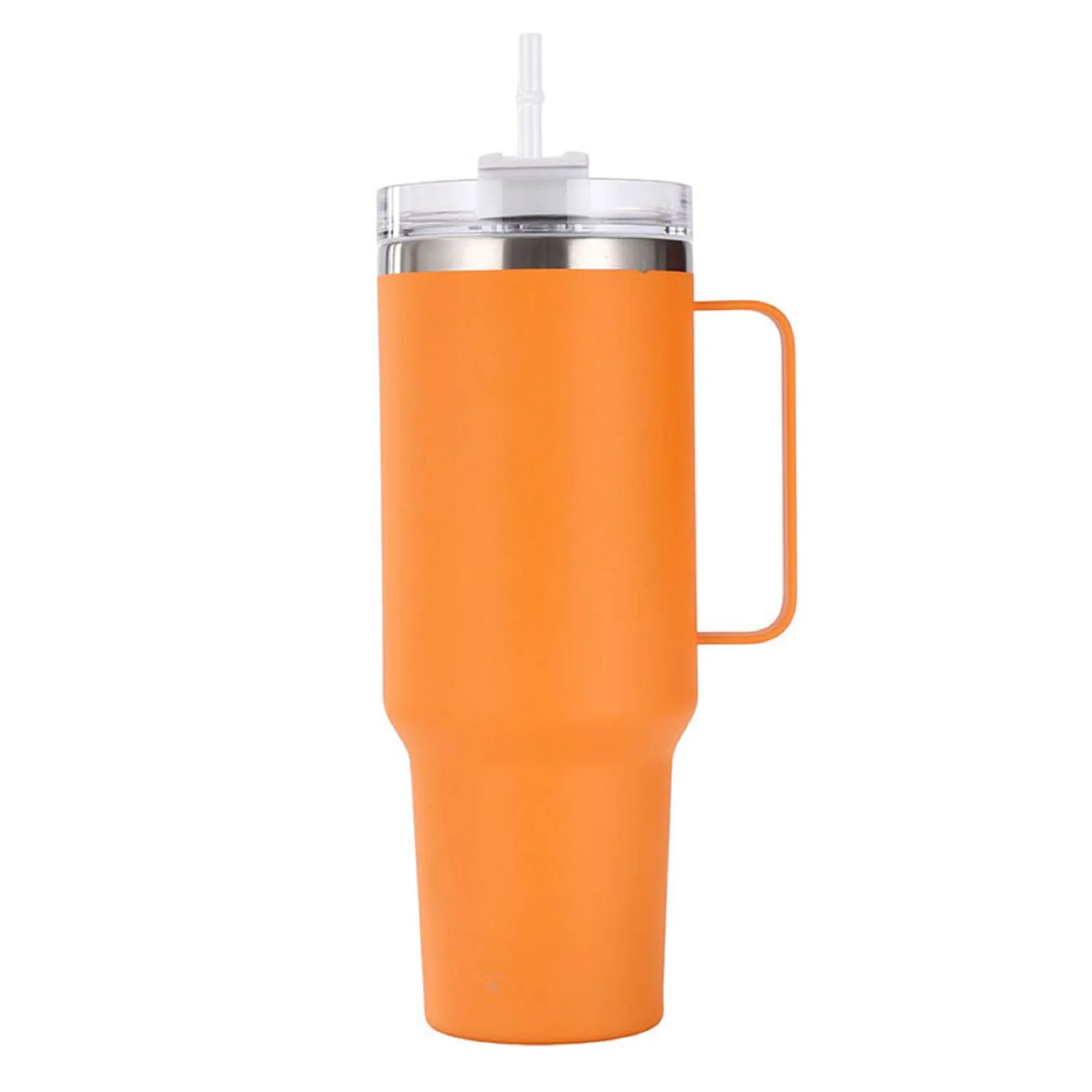 40 Oz. Stainless Steel Insulated Tumbler with Handle & Straw 14