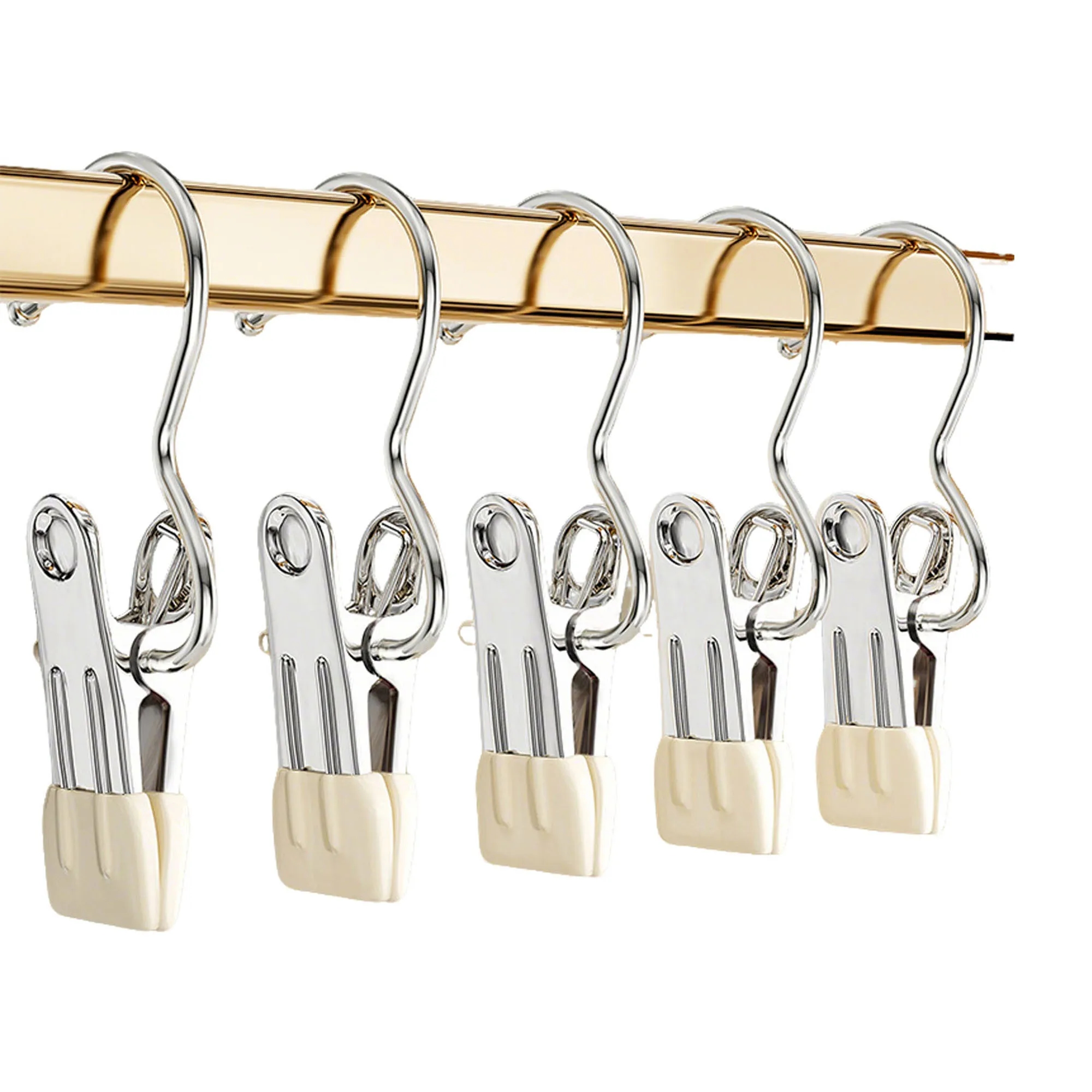 Stainless Steel Seamless Clothes Hanger Clip 7