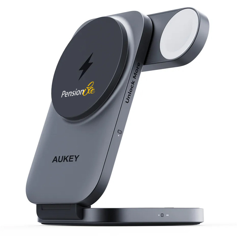 Aukey qi2 Foldable 3-in-1 Magnetic Ultra Fast Wireless Charger 10
