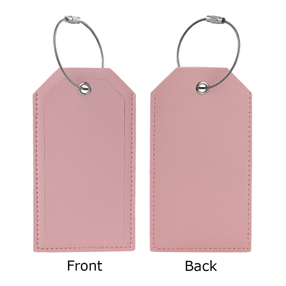 Soft Vegan Leather Luggage Tag 13
