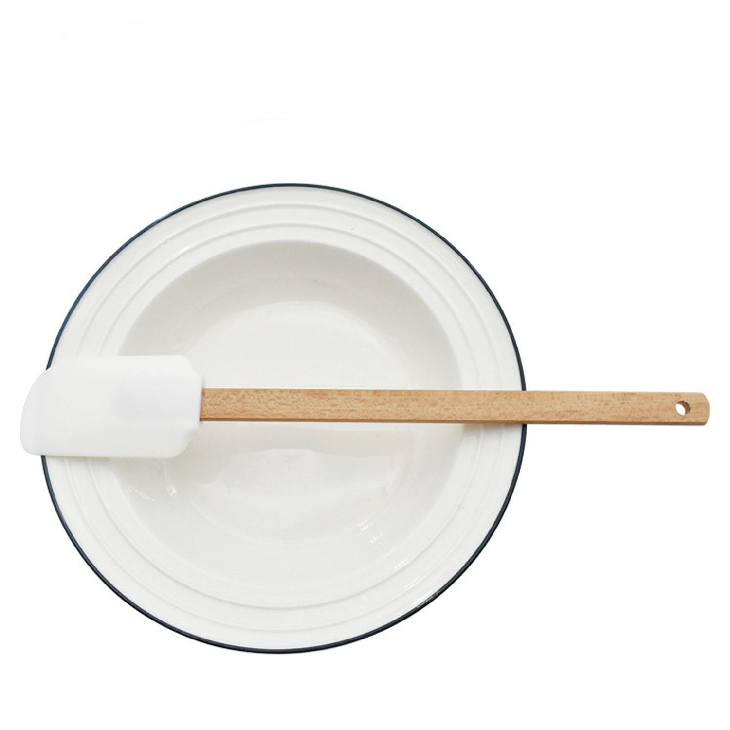 Silicone Spatula With Bamboo Handle 3