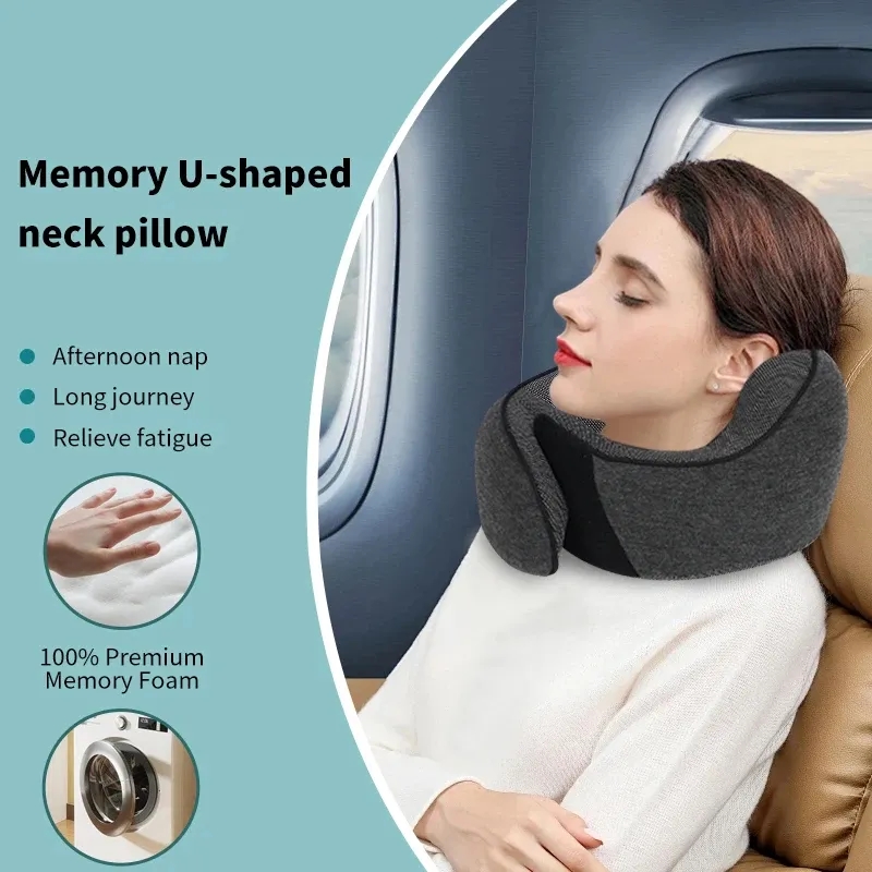 Comfortable Memory Cushion Neck Pillow 360 Degree Surround 5