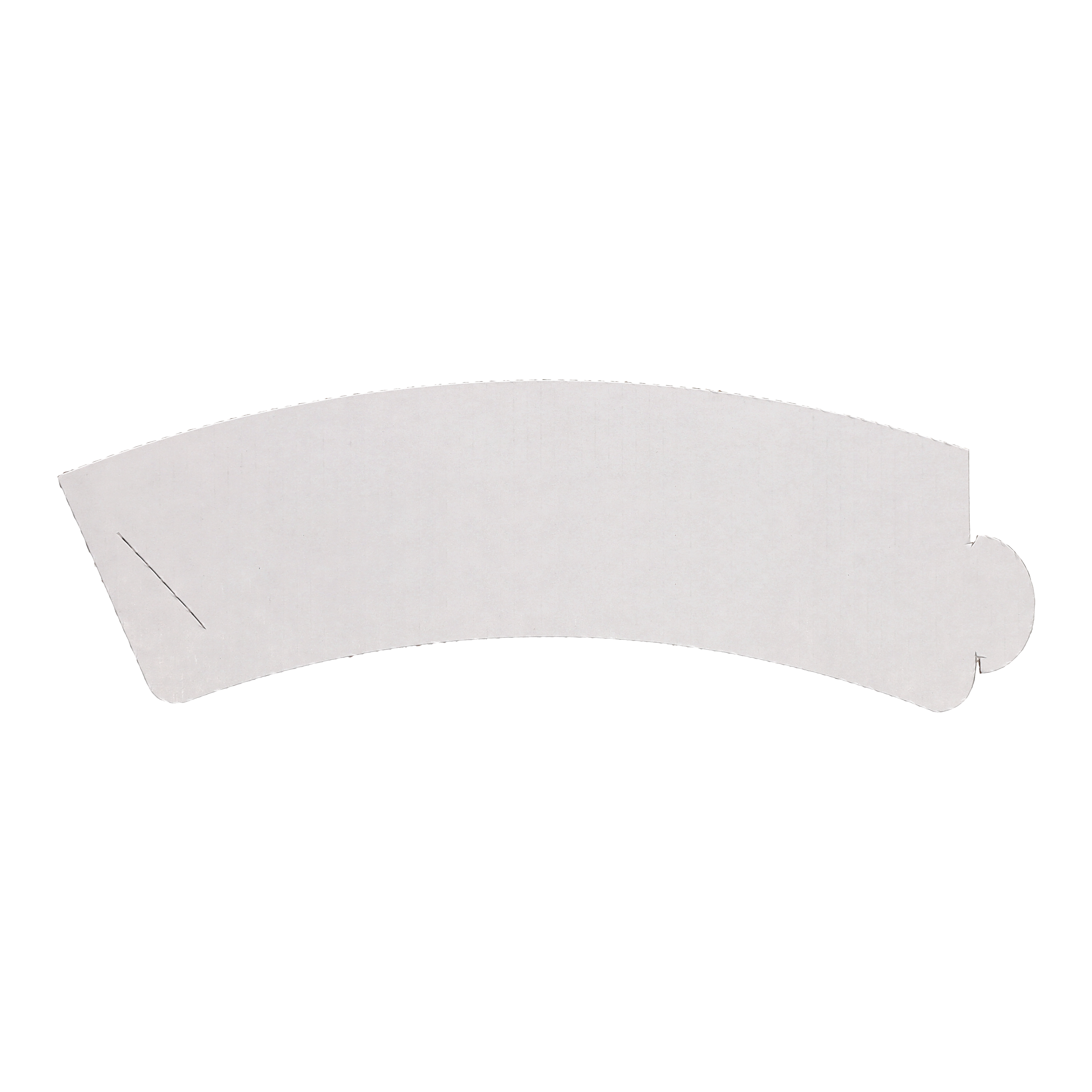 8/9 oz Corrugated Beverage Sleeve White Digital Print 2