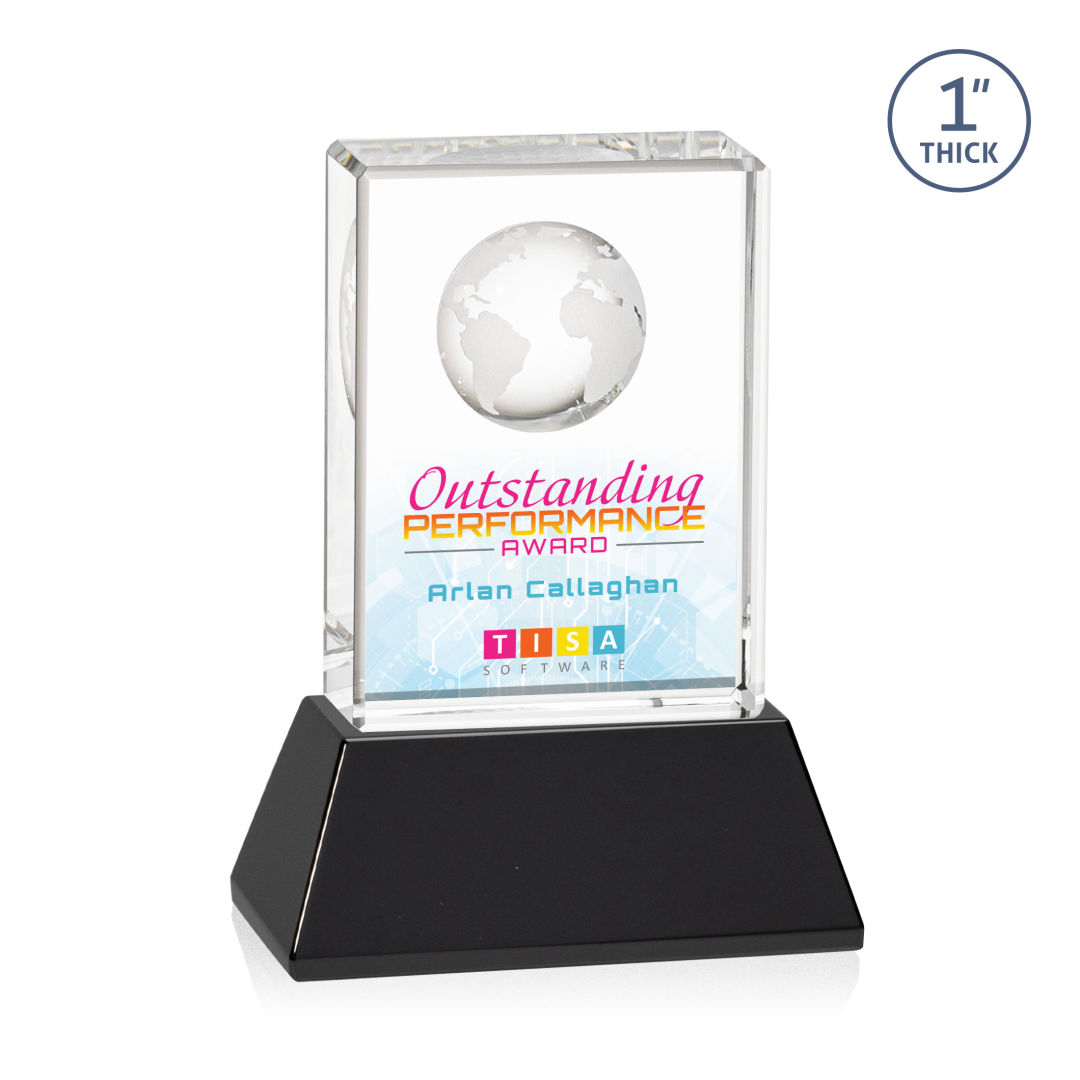 Ambassador VividPrint™ Award on Base - Black 4