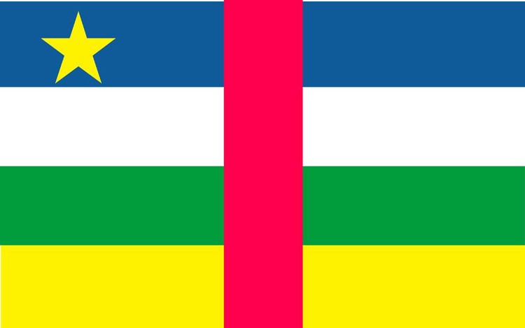 Central African Republic Flag - 3' x 5' - Nylon 2