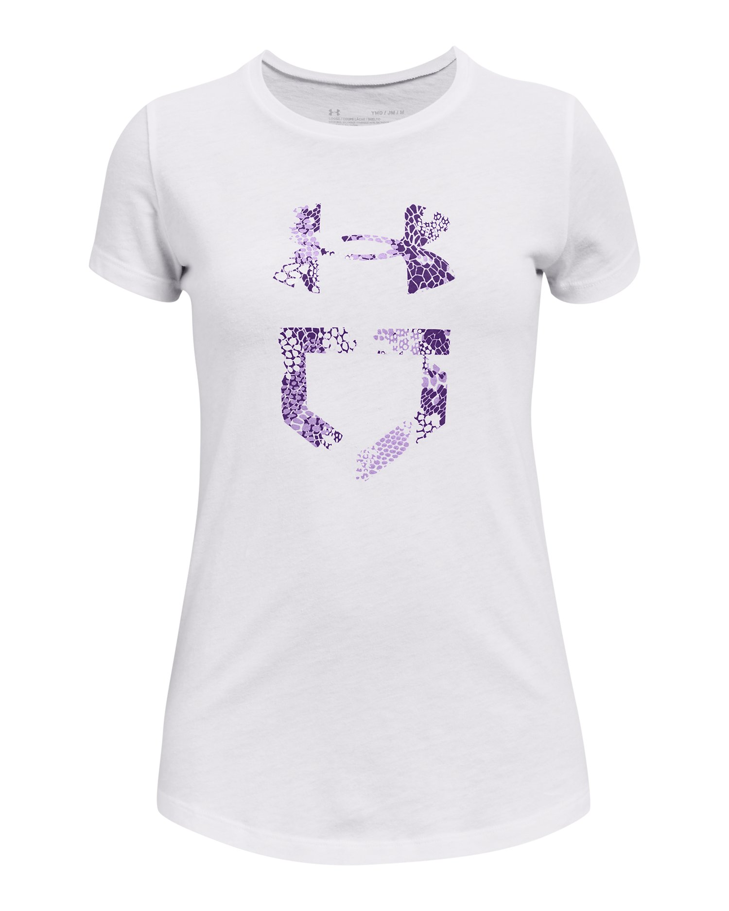 Girls' UA Softball Graphic Branded T-Shirt 2