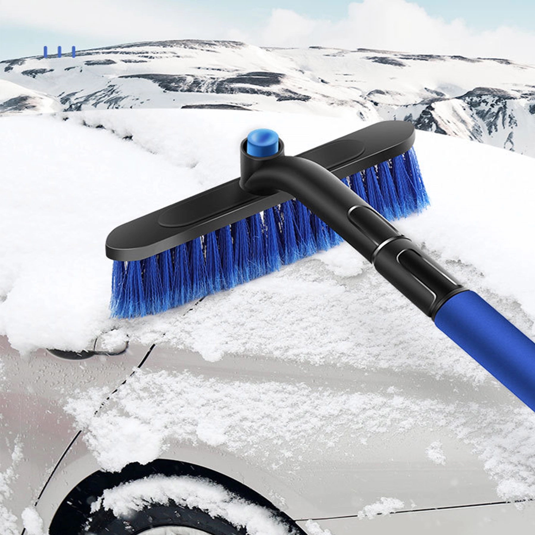 Snow Brush and Detachable Ice Scraper for car 4