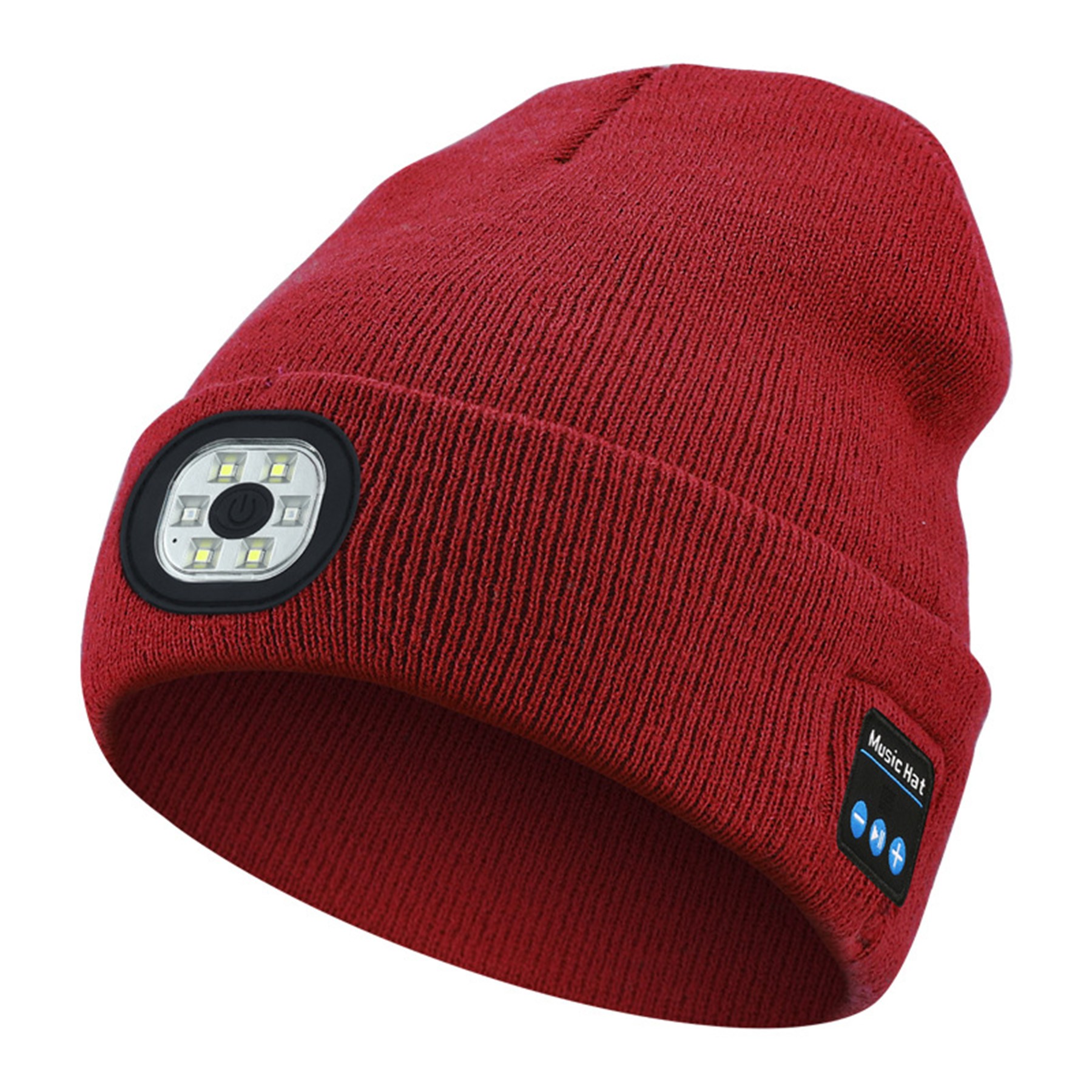 LED-lit Wireless Bluetooth Music Hat 16