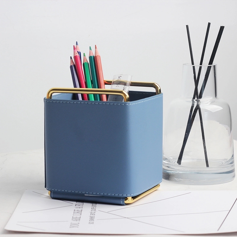 Leather multifunctional storage box 3