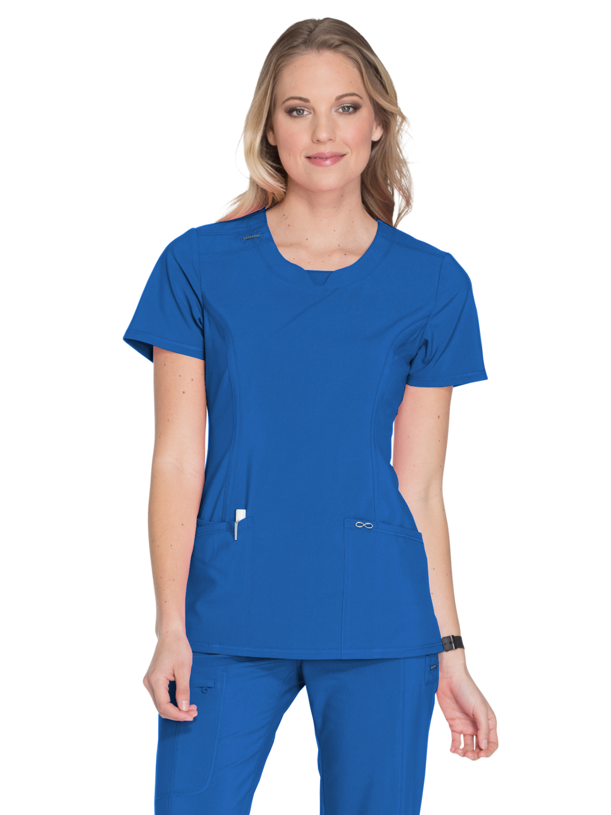 Infinity - Women's 3-Pocket Round Neck Top 22