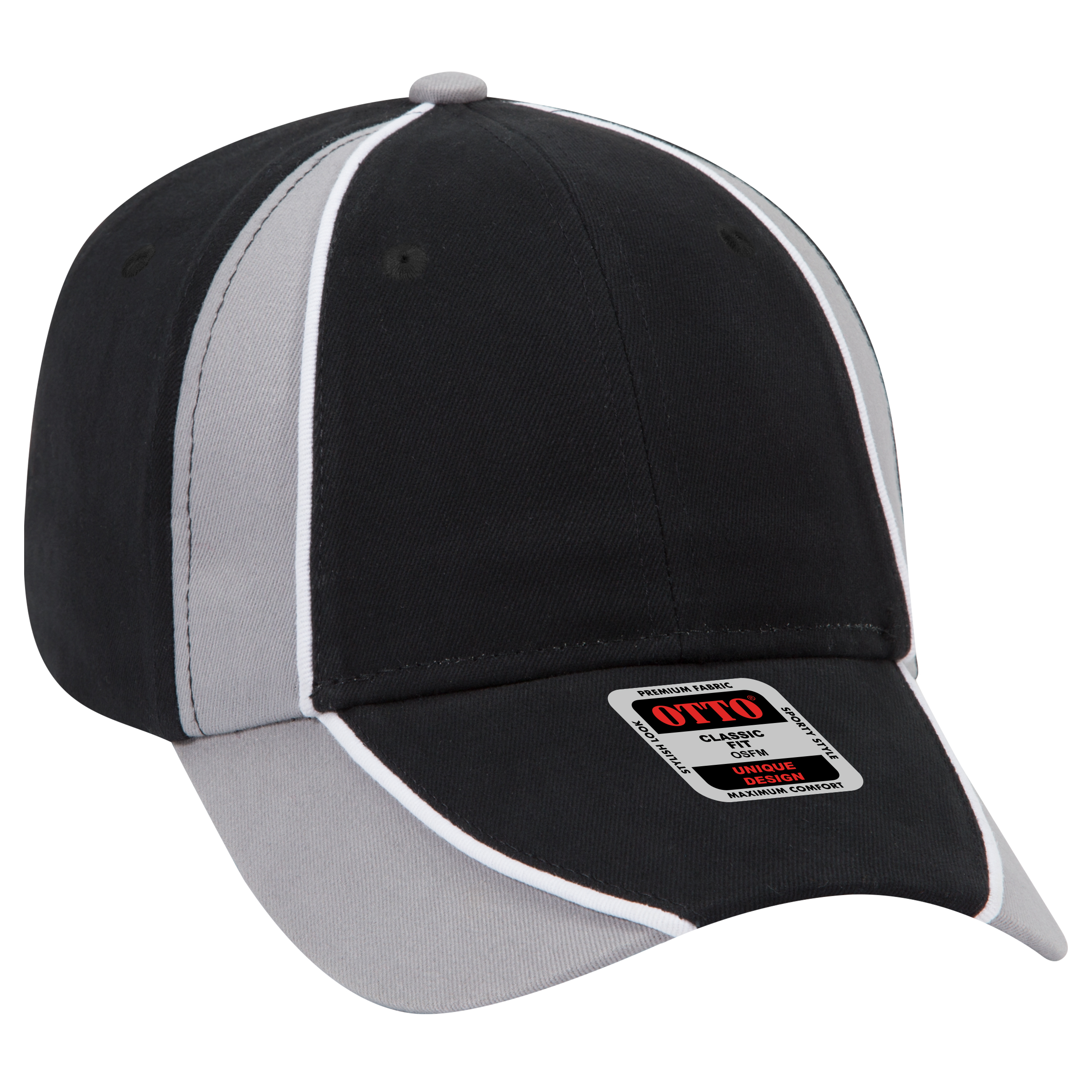 OTTO CAP® 6 Panel Low Profile Baseball Cap 10