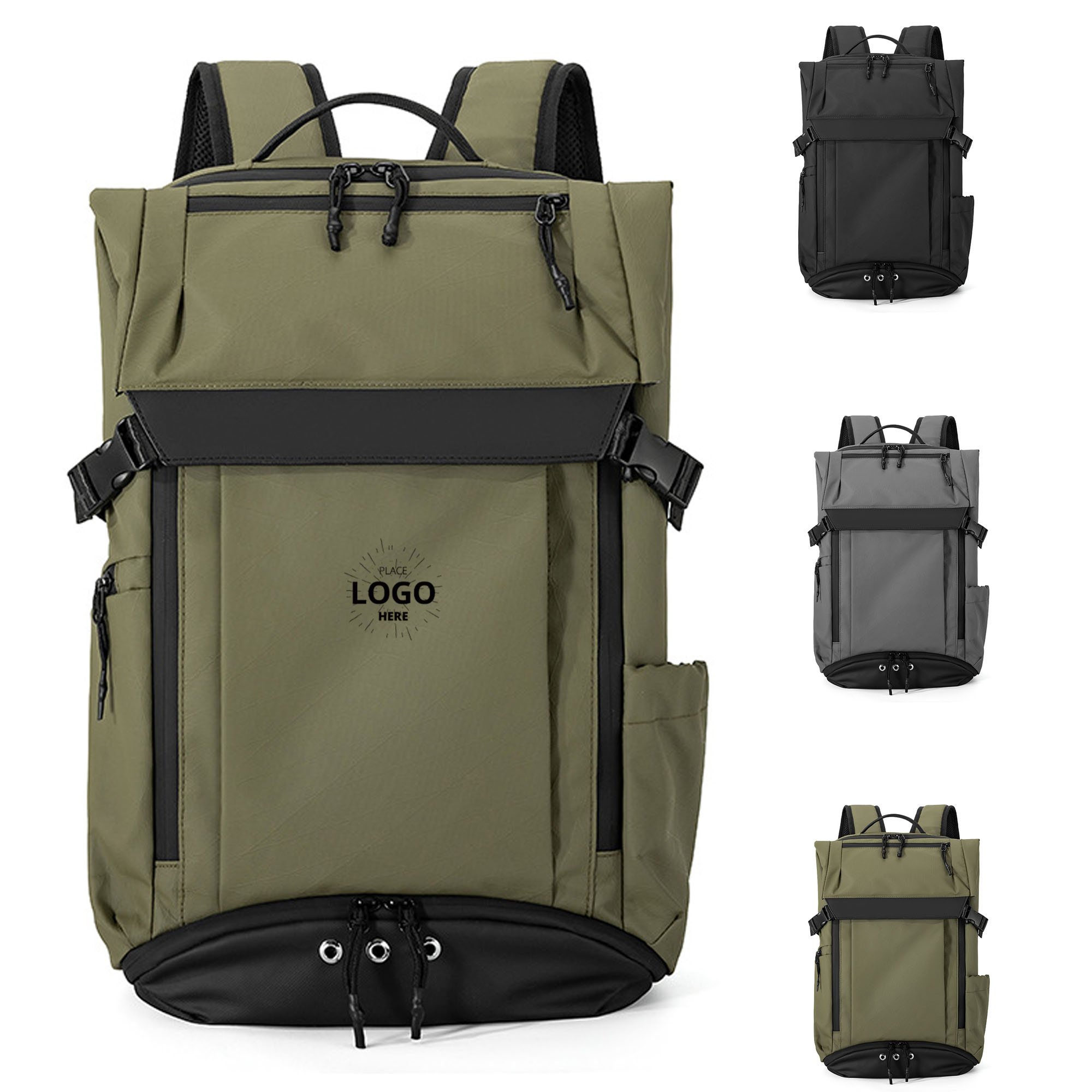 Water Resistant Oxford Laptop Backpack 3
