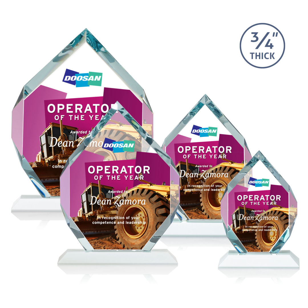 Royal Diamond VividPrint™ Award - White