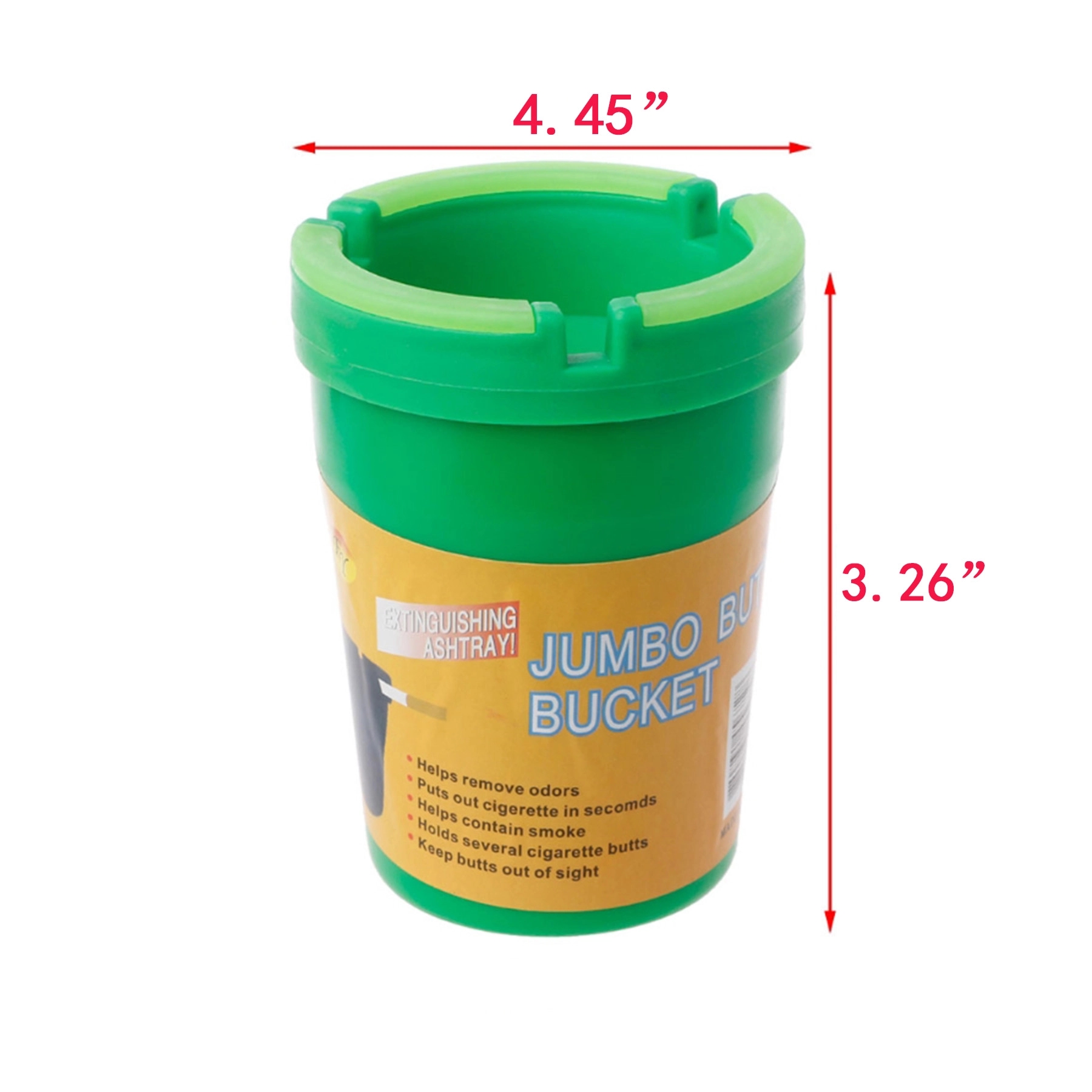 Portable Luminous Ashtray Cigarette Ash Holder 3