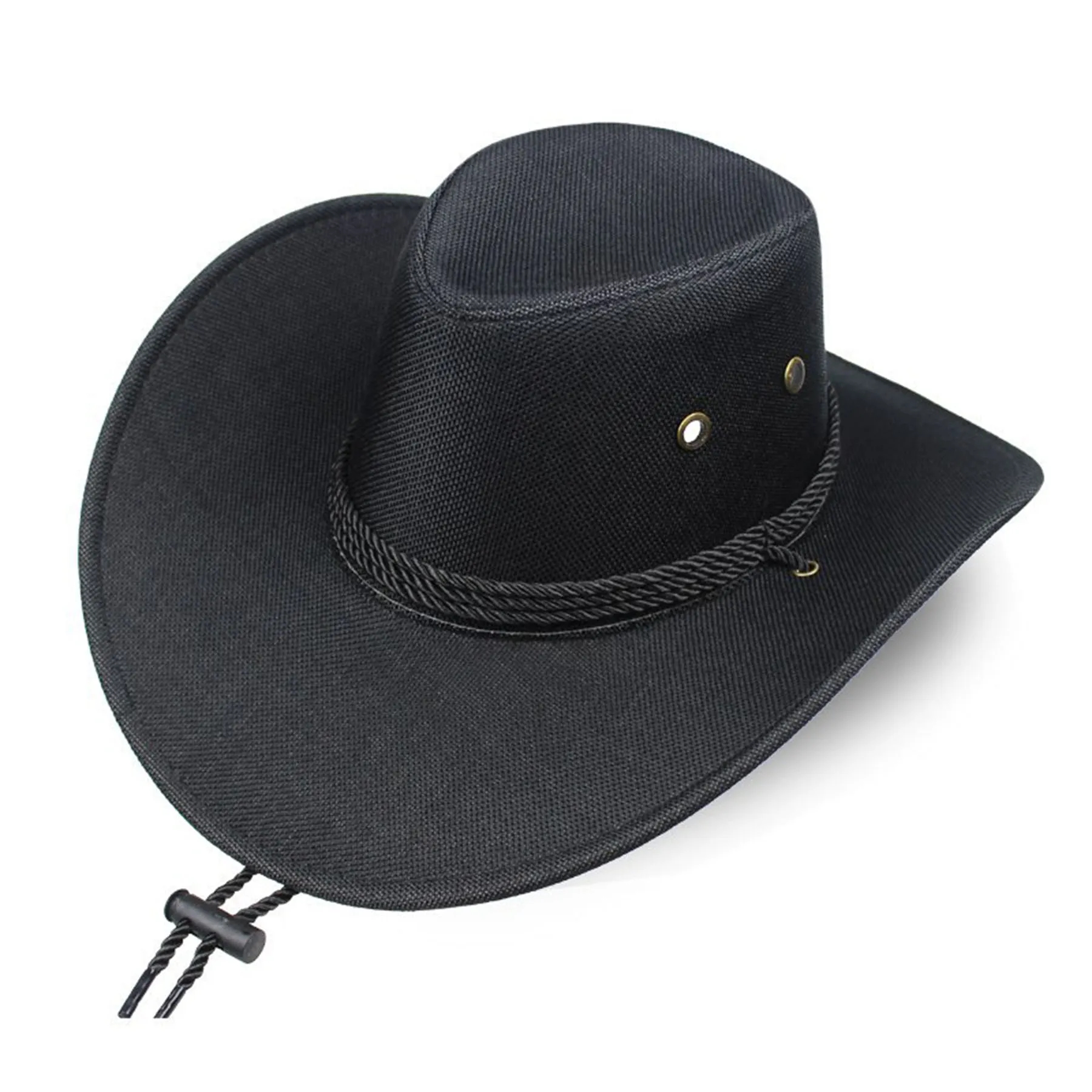 Summer Linen Style Cowboy Hat 7