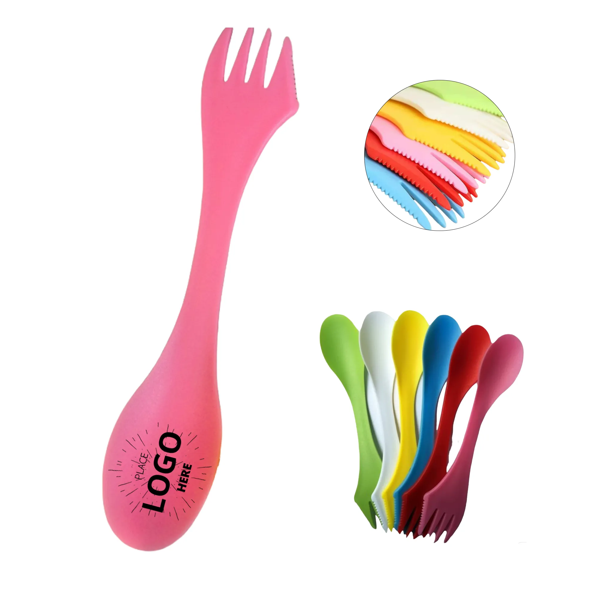 3 in 1 Plastic Cutlery Set Knife Fork and Spoon 2