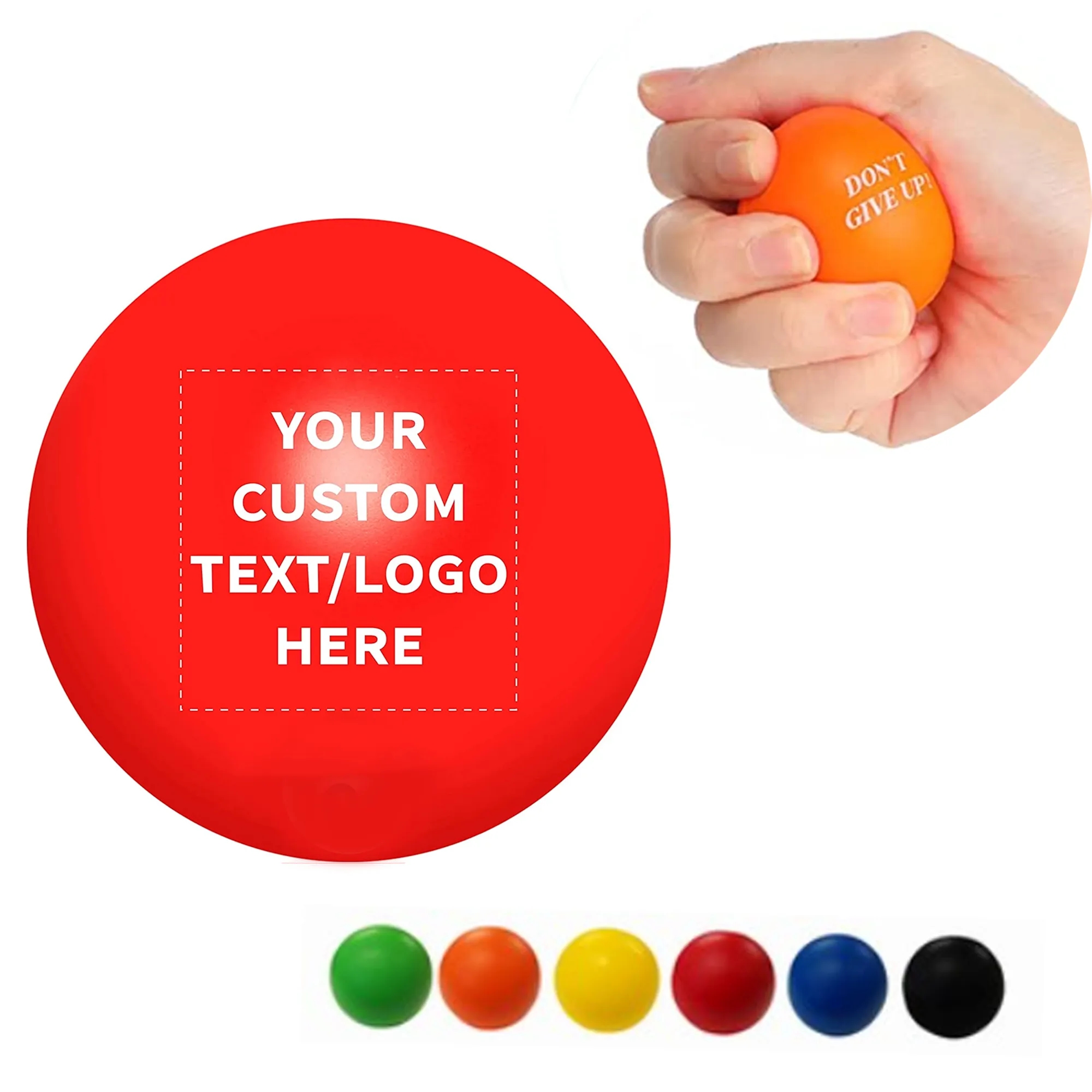 MOQ100pcs Round Stress Reliever Ball 2