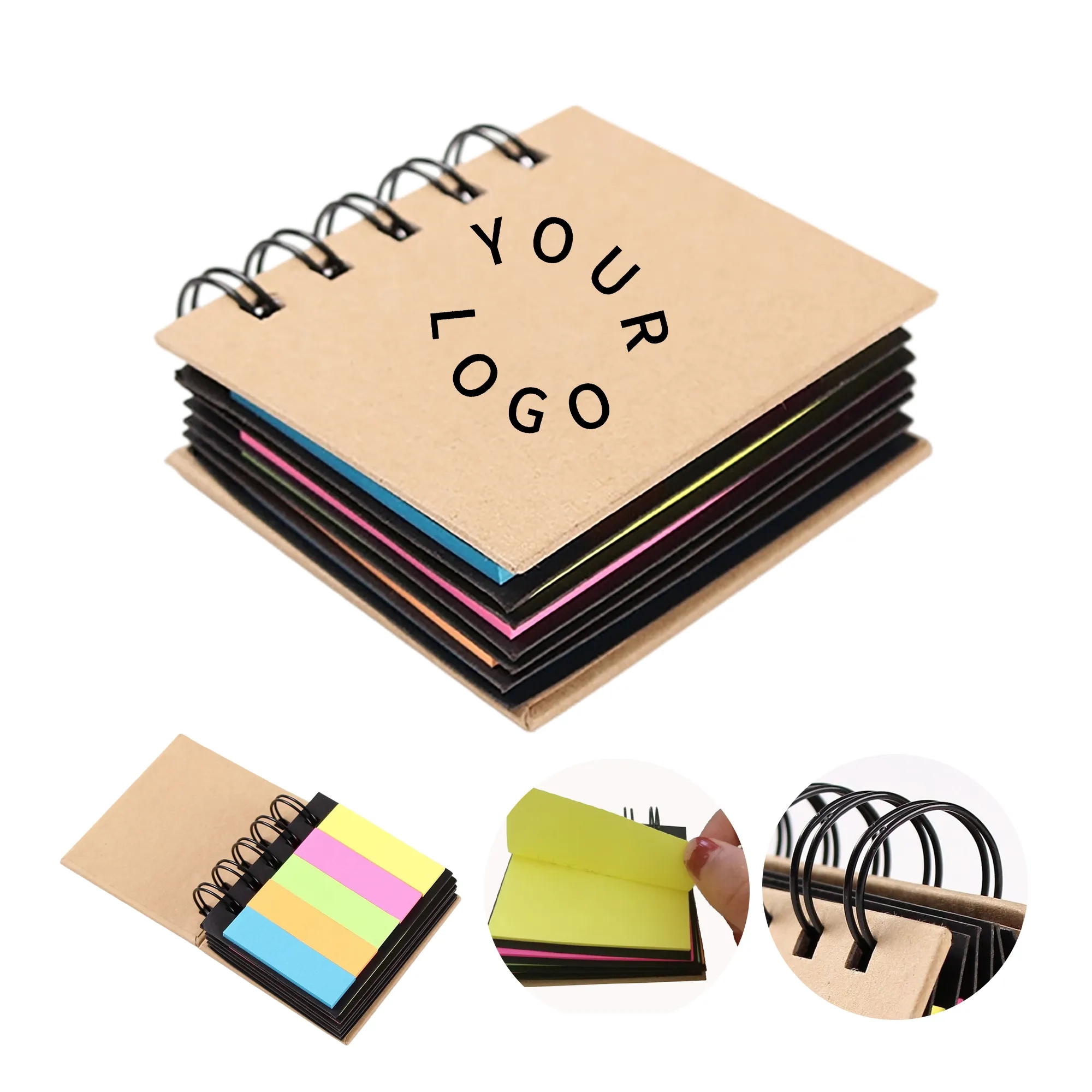 Kraft Paper Sticky Note Notebook 2