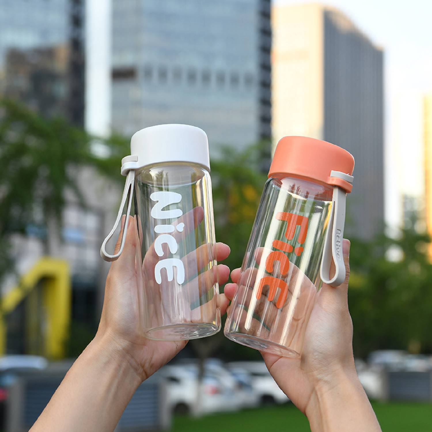 Extra-large capacity portable anti-drop plastic water cup 6